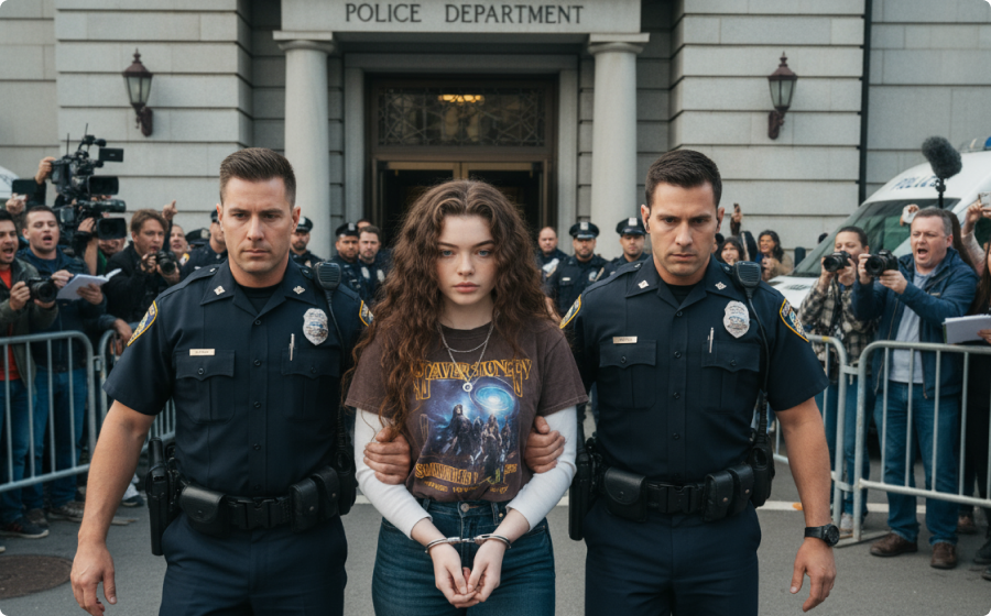 AI arrested mugshot prank