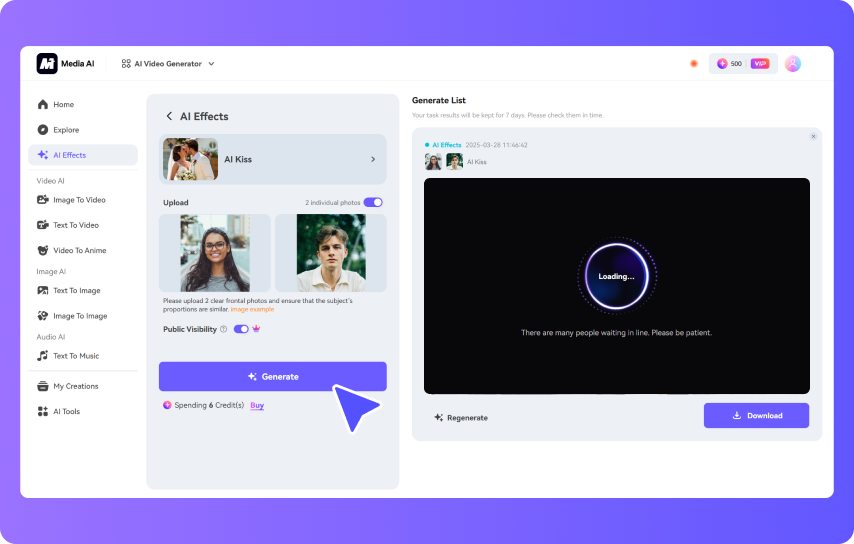 Step 1: Apply the AI Kiss Effect