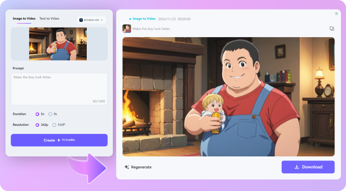 creating fat maker videos with images