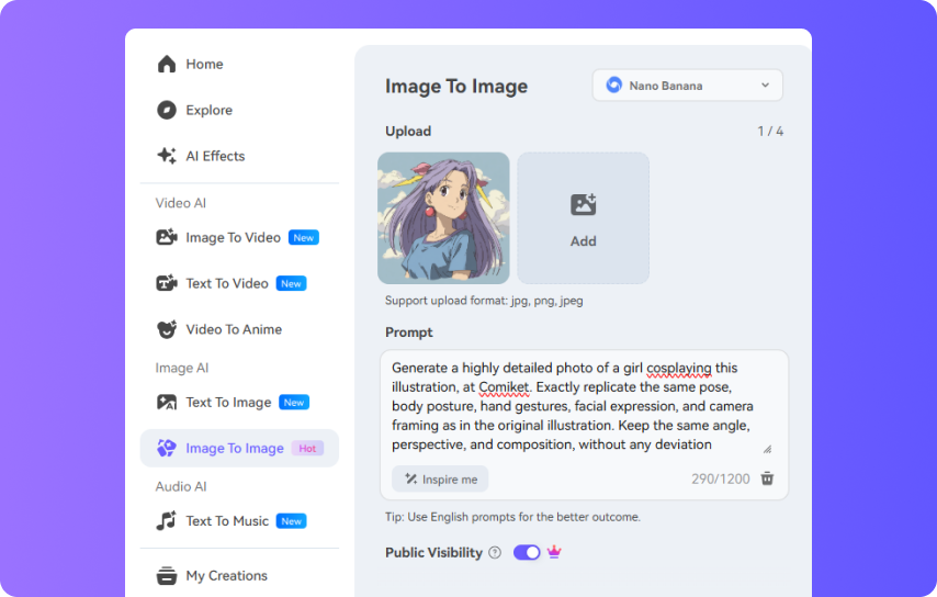 Step 2: Create a Smooth Transformation Video