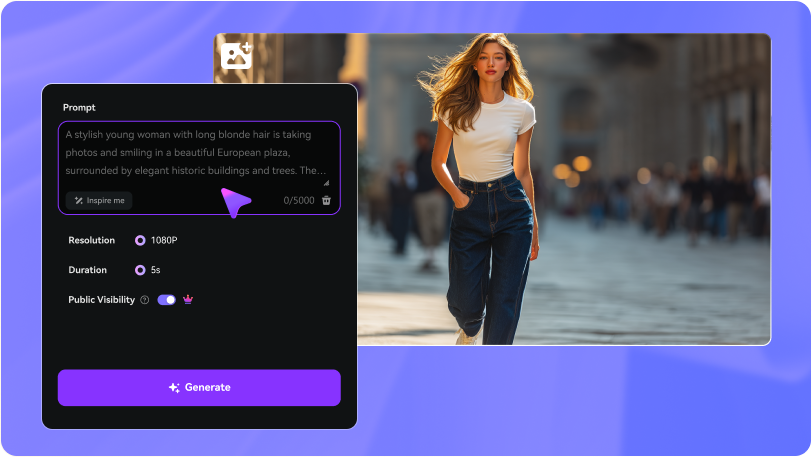 enter prompt for wan 2.2 video model